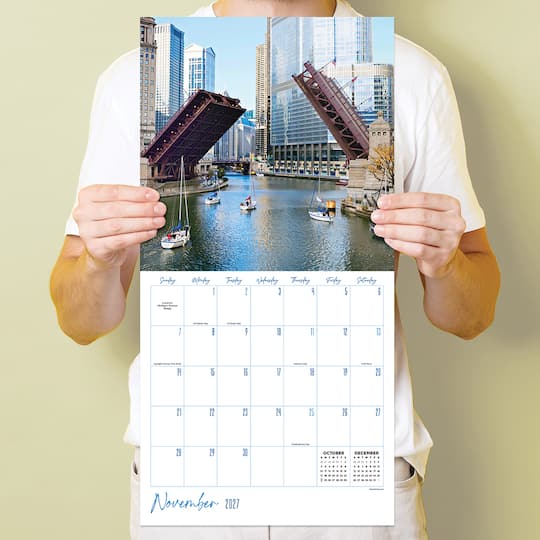2027 Chicago Wall Calendar